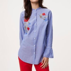 Loft long sleeves Harvest floral top - worn once